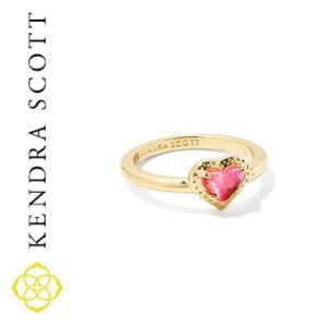 NEW | Kendra Scott | Anna Red Tigers Eye Heart Band
Ring (7)